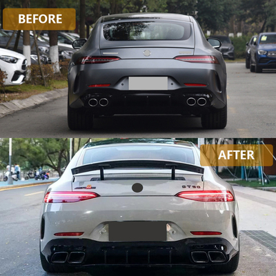 Altre parti del corpo per il logo personalizzato accetta il paraurti posteriore di Mercedes W290 GT63 Benz AMG