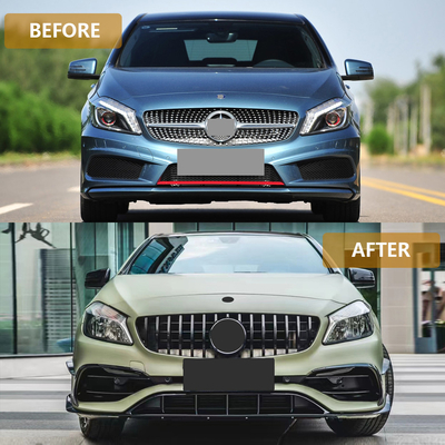 Moderno stile di design di lusso per BENZ A Class Body Kit Fornitura A45 AMG Grille Rear Bumper