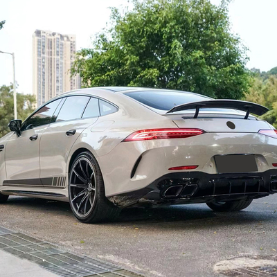 Logo personalizzato accettato AMG GT C190 W290-GT63 Modifica del tubo di scarico del labbro posteriore per Benz
