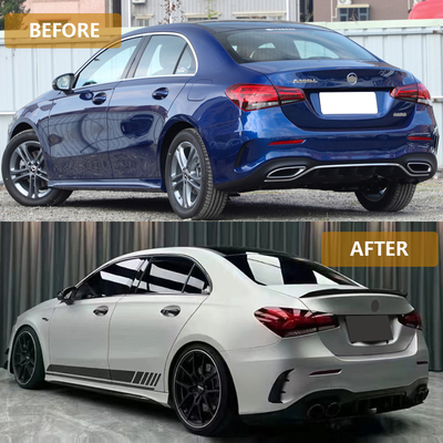 Mercedes-Benz W177 A45 AMG Serie 19-24 Car Facelift Rear Body Kit Aggiornamento accessori