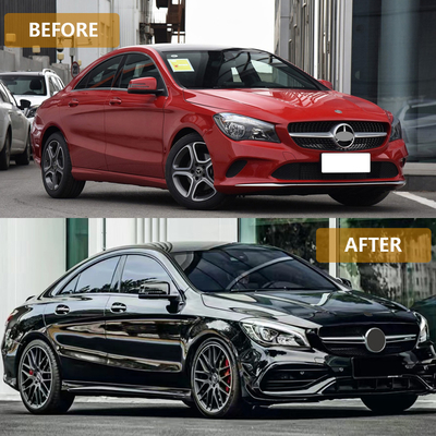 Kit di carrozzeria per Mercedes-Benz CLA W117 2013-2019 Griglia del paraurti anteriore in stile AMG45