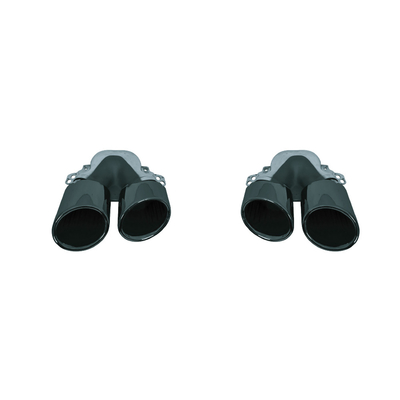 Migliora il tuo CLA in un lusso moderno con questo Split Ellipse Tailpipe Throat in Nero
