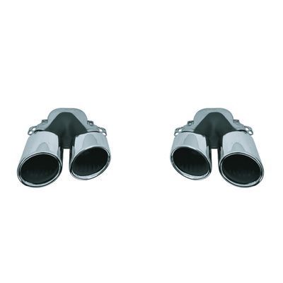 Migliora il tuo CLA in un lusso moderno con questo Split Ellipse Tailpipe Throat in Nero