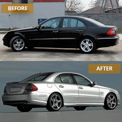 Logo personalizzato accettato Mercedes-Benz E-CLASS W211 gonne laterali auto Modifica diretta