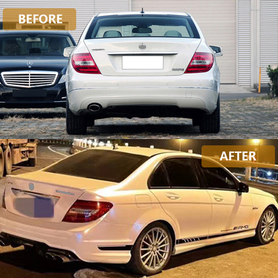 Migliora la tua Benz C-Class W204 con C63 luci posteriori a LED Temperatura del colore 5000K