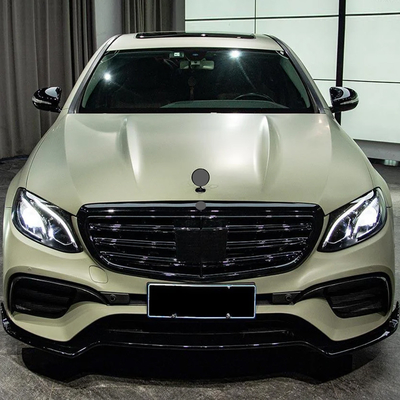 Labbro anteriore per Mercedes-Benz Classe E W213/C238-E63 2016-2020 Logo AMG Custom Accettato