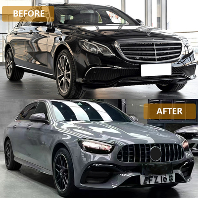E-Class W213 2016- AMG 21-23 Body Kit Car Bumpers Front Lip Rear Diffuser Exhaust Tips gonne laterali per Benz