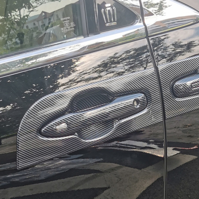 Accesori per auto in argento/nero Copertura del manico della porta per Toyota Alphard Vellfire 2024