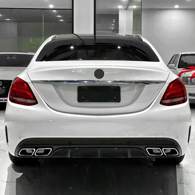 15-18 Mercedes-Benz Classe C W205 Body Kit Morden Luxury Design Stile Coda Tubo della gola