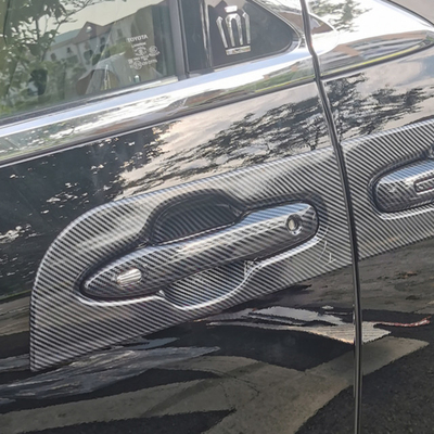 2020-2023 Year Fitment Auto Imitate Carbon Door Handle Cover per Toyota Corolla Cross