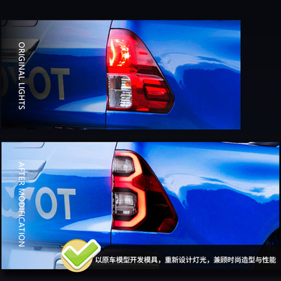 100% testato 2020- Hilux Lampade posteriori modificate Flash Lampada posteriore a LED per Hilux Rocco
