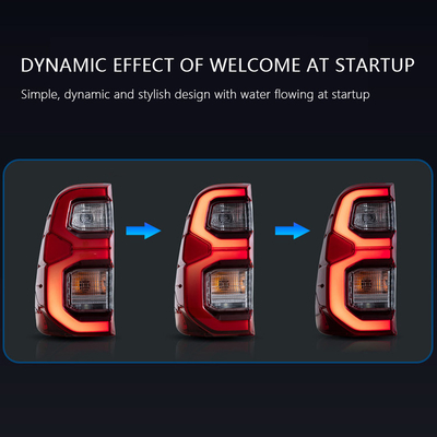 Lumi posteriori Hiace 2020 testate per Toyota Hilux Rocco DRL