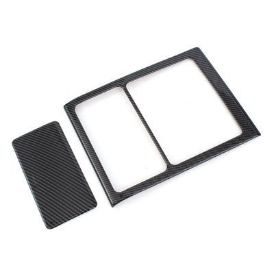 Toyota Tacoma 2024 2025 Car Interior ABS Fibra di Carbonio Nero Testa Luce Switch Button Cover Trim 1pcs