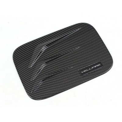 Altri accessori per auto Copertura del serbatoio del carburante in fibra di carbonio in cromo per Toyota Alphard 2024