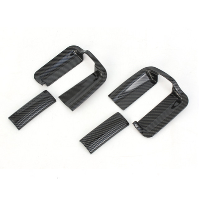 Decorazione del manico interno in fibra di carbonio per Toyota Alphard 2024 Formatto di disegno interno