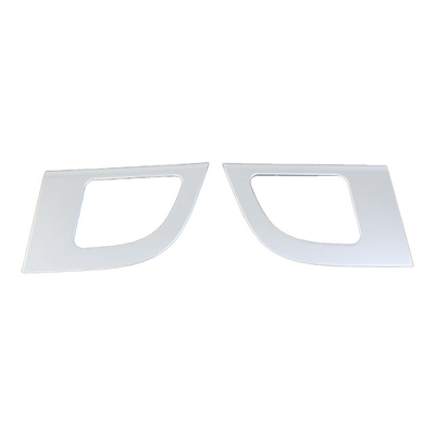 Cornice di copertura della porta dell'auto in fibra di carbonio ABS per Toyota Alphard 2024 in bianco/nero/bruno