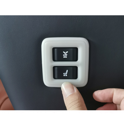 Accessori per auto ABS Due file di sedili regolazione di memoria Switch pannello copertura telaio Trim per il 2024