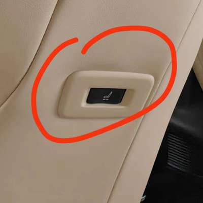 2024 Toyota Alphard Vellfire Sedile di fila media Buttone laterale Decorazione in bianco/nero/bruno