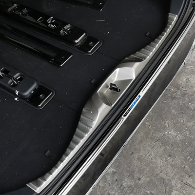 Piastra di protezione posteriore interna ABS per Toyota Alphard Vellfire 2024 Carbon Stretch personalizzato