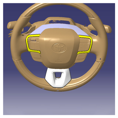 Nomal Toyota 2024 Alphard Vellfire ABS Fibra di carbonio