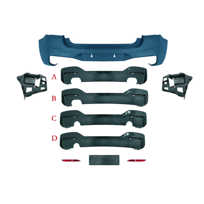 Custom Logo Kit auto accettato per BMW Serie 1 F20 15-18 MT stile di aggiornamento Kit corpo posteriore