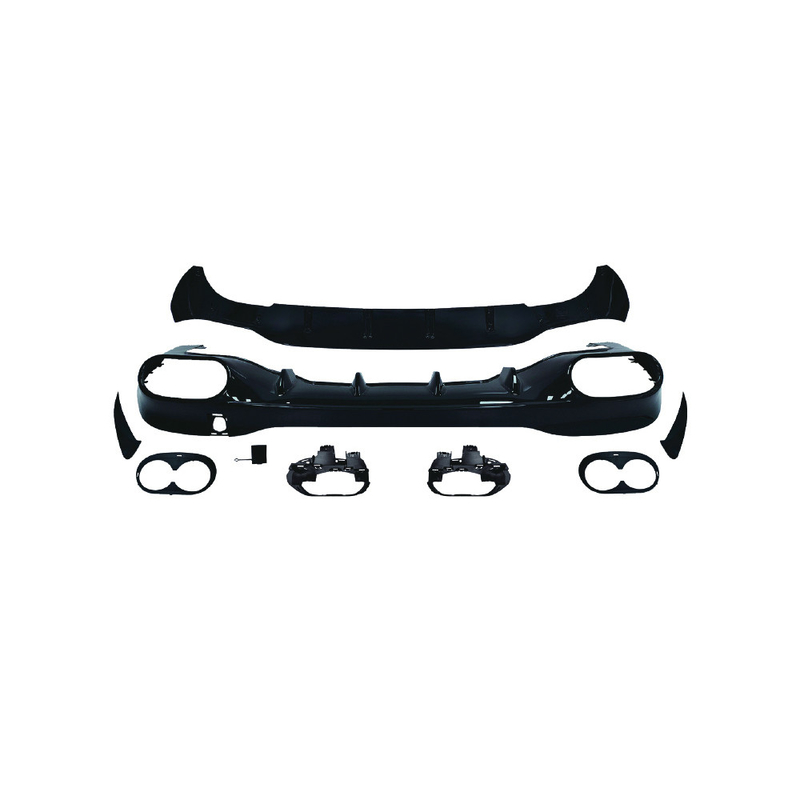 100% di gas di scarico del diffusore posteriore per labbra e gola testato per Mercedes-Benz CLA W118 2020-2024