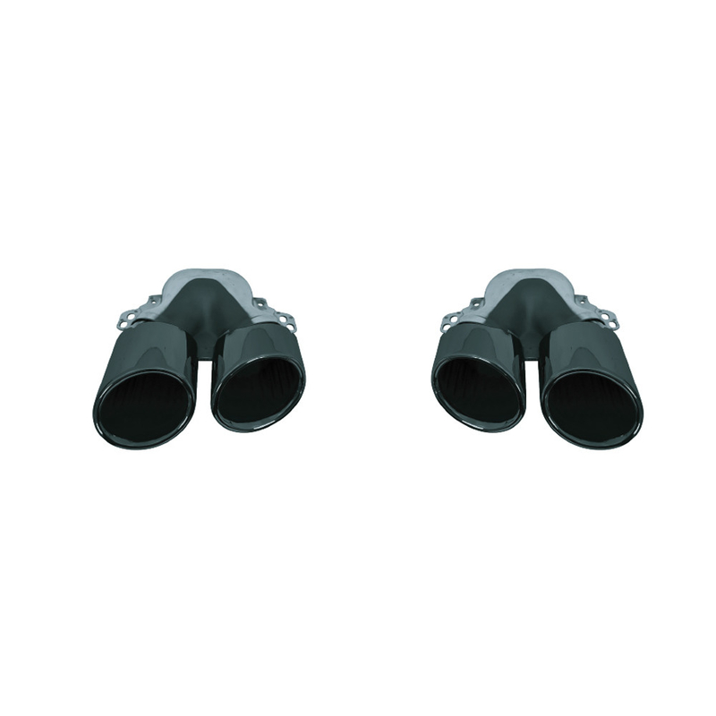 Migliora il tuo CLA in un lusso moderno con questo Split Ellipse Tailpipe Throat in Nero