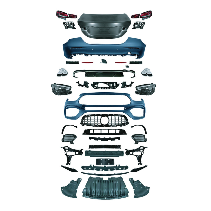 E-Class W213 2016- AMG 21-23 Body Kit Car Bumpers Front Lip Rear Diffuser Exhaust Tips gonne laterali per Benz