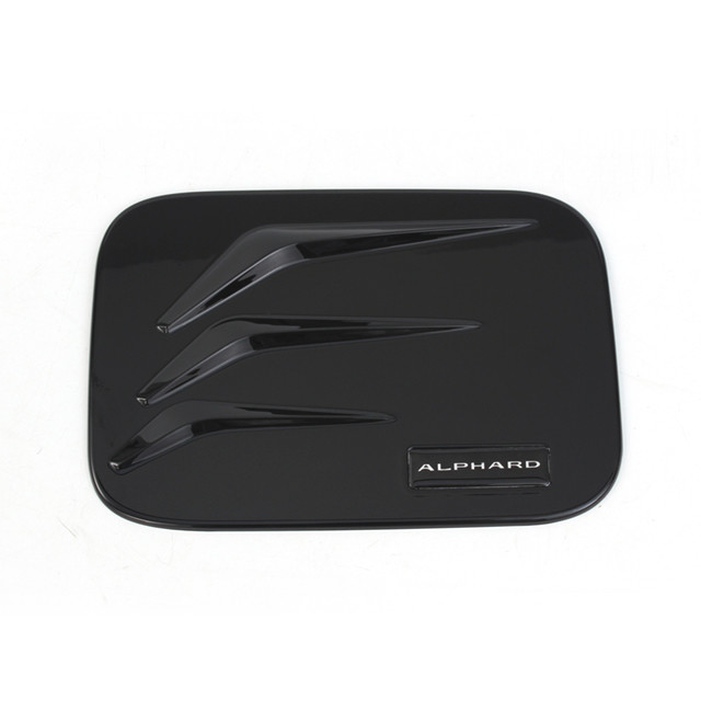 2024 Toyota Alphard Fibra di carbonio Cromo Serbatoio di carburante Trim Cover accessori esterni OEM