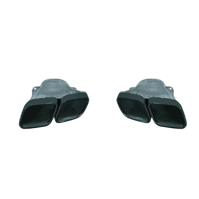 Tubo in acciaio inossidabile in argento o nero per BENZ E63 Style W213 Altre parti del corpo