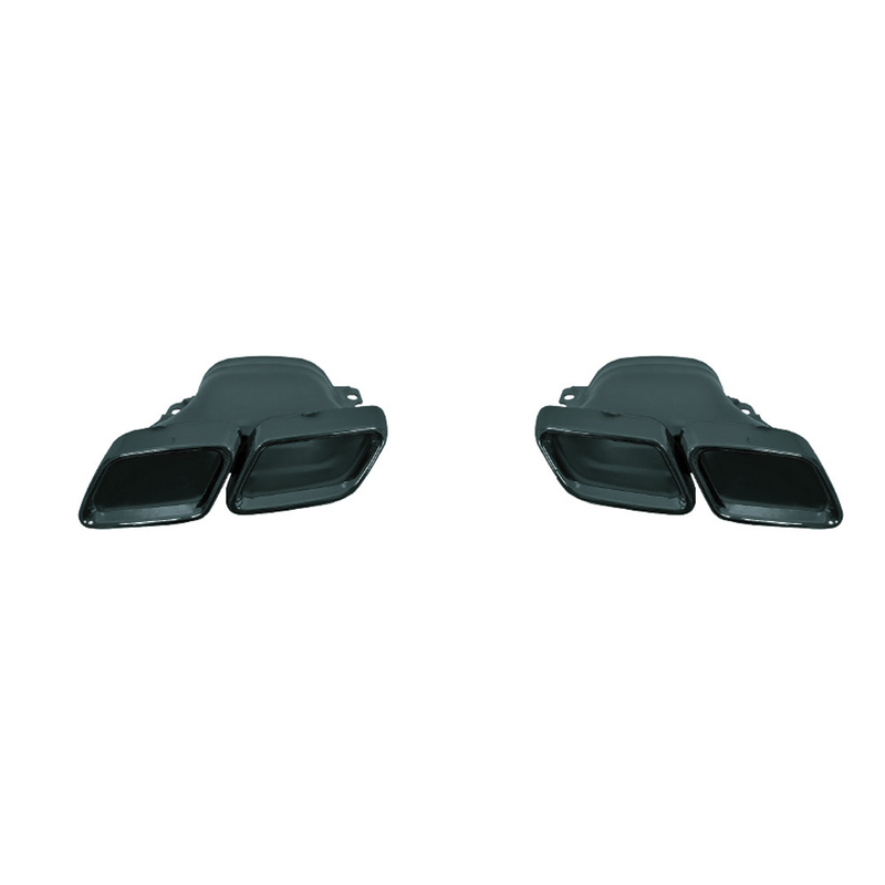 Punta di scarico in acciaio inossidabile lucidato C63 AMG stile per 15-18 Mercedes-Benz C-Class W205