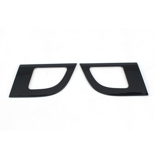 Cornice di copertura della porta dell'auto in fibra di carbonio ABS per Toyota Alphard 2024 in bianco/nero/bruno