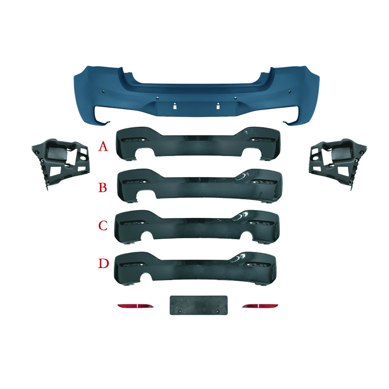 Custom Logo Kit auto accettato per BMW Serie 1 F20 15-18 MT stile di aggiornamento Kit corpo posteriore